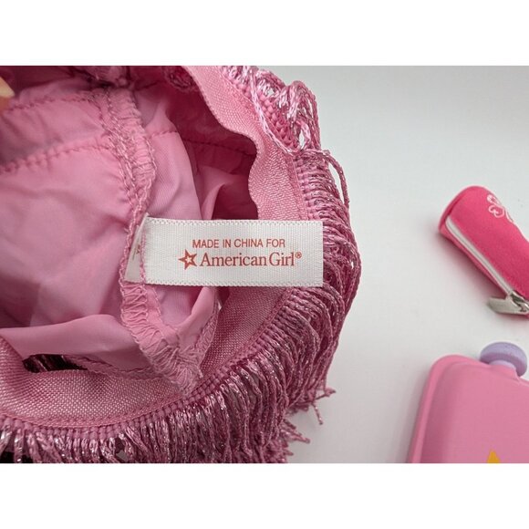 American Girl Doll Accessories Towel Mat Yogurt Duffle Bag Skirt Lot